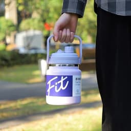 Bình Nước Giữ Nhiệt FIT Dung tích 2500ml/2000ml/1500ml - Miệng Rộng, Ống Hút, Đầu Rót, Tay Cầm Tiện Lợi 6
