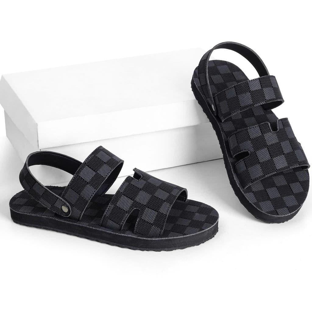 Dép sandanl da mycrofiber caro nam  chắc chắn thời trang fashion 2026  đế cao 2cm êm chân S6
