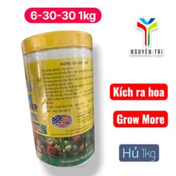 GROW MORE 6-30-30+TE (HỦ 0.5KG): BÍ QUYẾT KÍCH RA HOA ĐỒNG LOẠT, TĂNG ĐẬU QUẢ VƯỢT TRỘI! 2