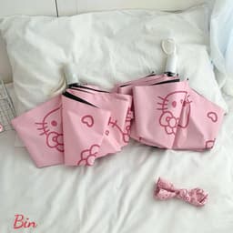 🌂 Ô (DÙ) GẤP GỌN HELLO KITTY – PHỤ KIỆN XINH XẮN CHO MỌI THỜI TIẾT 🌂 1