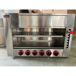 Lò nướng Salamander 4-6-8-10 họng inox 304 chạy gas, hoàn hảo cho nướng hải sản, thịt, sườn. Bảo hành 18 tháng công ty. 7