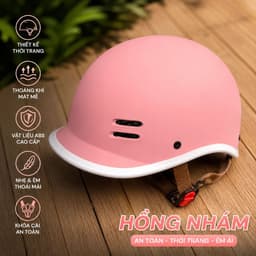 [ĐẠT CHUẨN AN TOÀN] Nón Bảo Hiểm Cá Heo Người Lớn Nam Nữ Nửa Đầu Thời Trang Dễ Thương 8