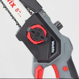 Cưa xích dùng pin WORKFIX WF-CS0801BL, Tốc độ khủng 46000v/p, Không chổi than, Tra nhớt tự động, Hỏa tốc 9