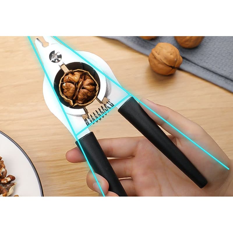 Dụng cụ bẻ Quả Óc Chó Dụng cụ bẻ hạt đa năng gia dụng dụng dụng cụ mở vỏ bằng thép không gỉ Dụng cụ bóc hạt hồ đào