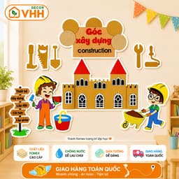 [Mẫu 2026] Tranh Góc STEAM Trang Trí Mầm Non Chất Liệu Fomex decor lớp học (MN0051) 3