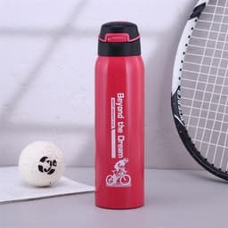 Bình Nước Xe Đạp 500ML Thép Không Gỉ 304, Cốc Giữ Nhiệt Hai Lớp, Ống Hút Tiện Dụng, An Toàn Không BPA, VOICON-[LA88] 7