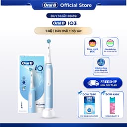 [KOL] Bàn Chải Điện Oral B iO3 Làm Sạch Sâu Từng Kẽ Răng,Công Nghệ Chuyển Động 360 Độ, Nhập Khẩu Đức 1