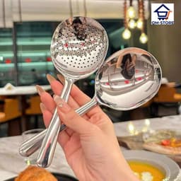 FREESHIP Set 3 thìa inox hàn quốc, muôi thủng chất liệu cao cấp dày dặn bền đẹp QM-STORE 5