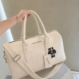 Túi Du Lịch Thời Trang Dáng Trống Với Quai Xách và Dây Đeo Vai Tiện Lợi, Phong Cách Năng Động 4