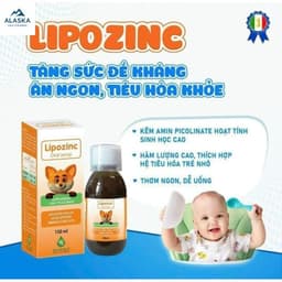 Lipozinc- Kẽm hữu cơ Giúp Bé Ăn Ngon, Tăng Cường Sức Đề Kháng (siro và nhỏ giọt) 2