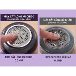 Máy Cắt Lông Xù CHIGO Chính Hãng 8W, Lưỡi Dao 6 Cánh, 3 Tốc Độ, Màn Hình LED, Sạc Type-C, Hút Xơ Vải Tự Động_TH 9