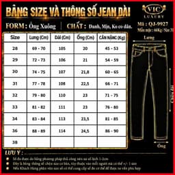 JEAN NAM HOTTREND, ĐƠN GIẢN NHƯNG KHÔNG ĐƠN ĐIỆU,GIÚP OUTFIT THÊM PHONG CÁCH QJ-9907 VIC 8