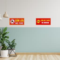 [Hỏa Tốc] Biển Báo Cấm Lửa & Cấm Hút Thuốc - Giải Pháp Cảnh Báo An Toàn Chuyên Nghiệp 5