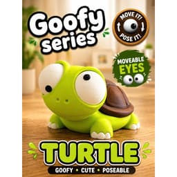 Mô Hình Đồ Chơi 3D Thú Mắt Lồi GOOFY SERIES - Đồ Chơi Độc Đáo, Mắt Chuyển Động, Quà Tặng Sáng Tạo 6