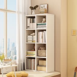 Kệ sách tổ ong 8 ô chất liệu gỗ MDF cao cấp decor phòng đẹp thương hiệu LUX10 3