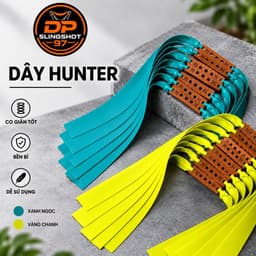 Dây Thun Super Hunter Xanh Ngọc Xanh Chuối - Combo Bền Bỉ, Co Giãn Tốt, Dễ Dàng Sử Dụng 1