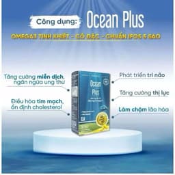 Ocean Plus Omega-3 Tinh Khiết Đậm Đặc ORZAX Nhập Khẩu Châu Âu Giúp Hỗ Trợ Não Bộ, Mắt, Tim Mạch 30 Viên<BUNBUN SHOP 3