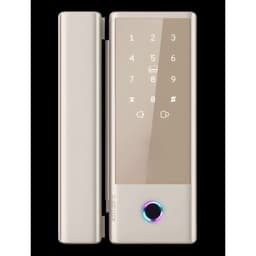 Khóa điện tử Vân Tay Cửa Kính bản lề sàn mở và lùa vân tay mã số thẻ từ có app ttlock thông minh quản lí lịch sử ra vào 3