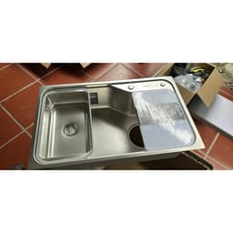 CHẬU RỬA BÁT 1 HỐ NOBINOX HARI PLUS 8250R | KÍCH THƯỚC 82X50CM | VÂN NILEN CHỐNG XƯỚC | BẢN NÂNG CẤP NOVA A182 3