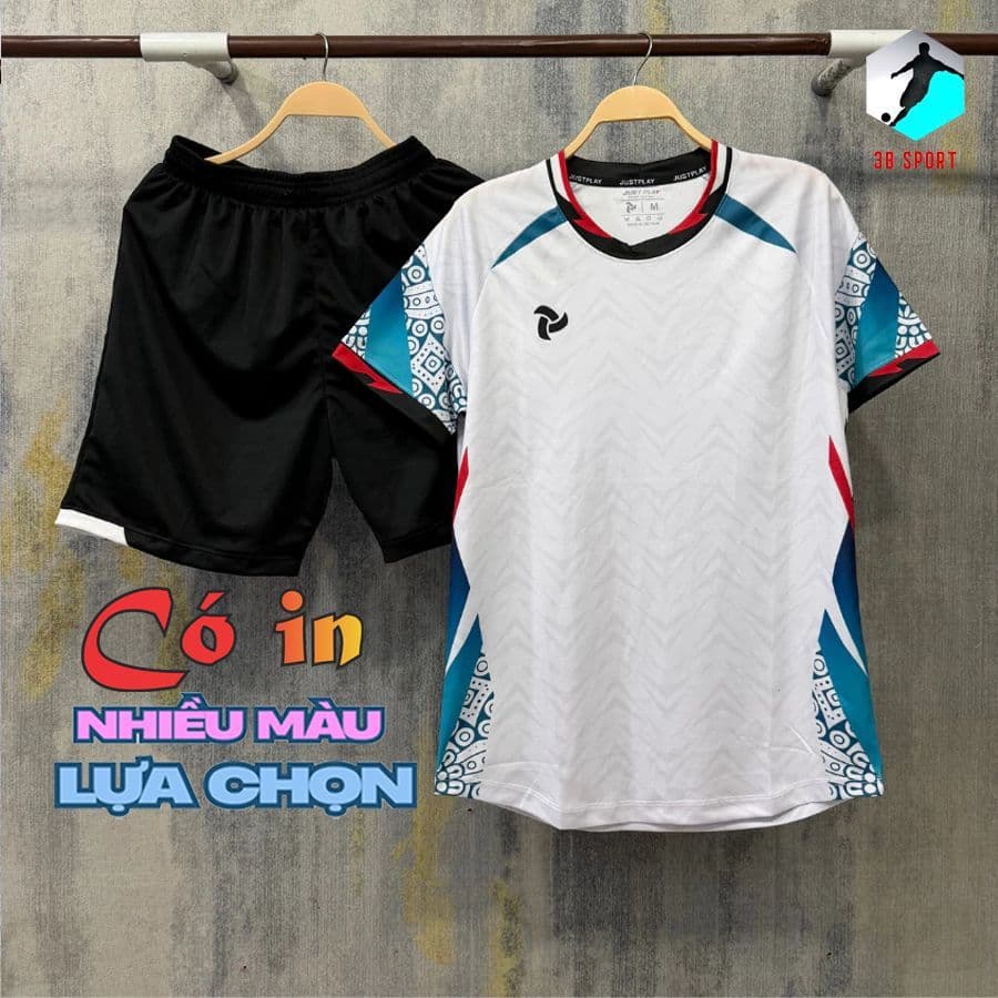 [Chính hãng JustPlay có in sau lưng] Quần áo bóng đá,đồ đá banh Pegasus màu trắng Chất vải CSM cao cấp