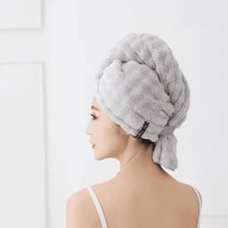Khăn Quấn Tóc Siêu Thấm Hút Nhanh Khô, Khăn Lau Tóc Thẩm Mỹ Siêu Thấm Bubble 6