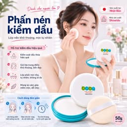 Phấn Nén Shiseido Baby Pressed Powder 50g Nội Địa Nhật -  Phấn Rôm Cho Bé - Phấn Kiềm Dầu Cho Mẹ 4