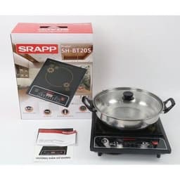 Bếp điện từ Srapp SH-BT205, mặt kính cao cấp , tỏa nhiệt nấu nhanh , tiết kiệm điện - TUIDO SHOP 9