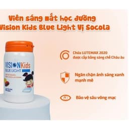Viên uống Vision Kids Blue Lᶖght (90 viên) hỗ trợ sáng mắt, giảm hiện tượng nheo mắt, nháy mắt và mỏi mắt.[TAOTAOSHOP] 3