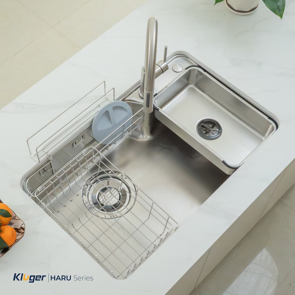 Chậu rửa bát Kluger KH8050ST Plus | Bề Mặt Trơn Dễ Vệ Sinh | HÀNG CHÍNH HÃNG