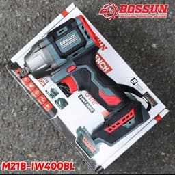 1 Máy Siết Bulong Bắn Vít BOSSUN M21B-IW400BL - Động Cơ Không Chổi Than, Lõi Đồng, Lực Siết 400Nm, 3 Cấp Tốc Độ 8