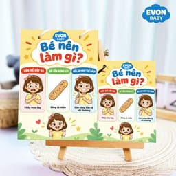 Thẻ Flash EVON BABY dạy bé tập nói - Bé NÊN LÀM GÌ ? 7