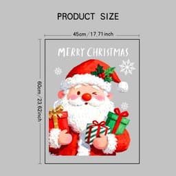 Decall dán trang trí noel, ngày giáng sinh, Thích hợp cho gia đình, quán cà phê, cửa hàng Trang trí 4
