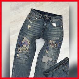 JEAN NAM CAO CẤP, FOEM DÁNG BAGGY-TRẺ TRUNG, NĂNG ĐỘNG PHỐI CÙNG ÁO THUN BAO CHẤT QJ-9529 VIC 5