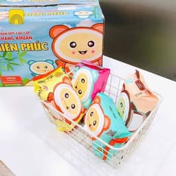 LOẠI XỊN Khăn ướt Thiên Phúc 120 tờ Hình Gấu An Toàn, Không Mùi, Không Kích Ứng Cho Bé Yêu. 1