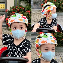Mũ bảo vệ đầu cho bé đa năng - Nón bảo hiểm bảo vệ đầu cho bé tập bò 7