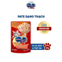Pate Silver Spoon Gói 60g, Hương Vị Thật Omakase Từ NHẬT BẢN, Thơm Ngon, Dễ Tiêu Hóa 5