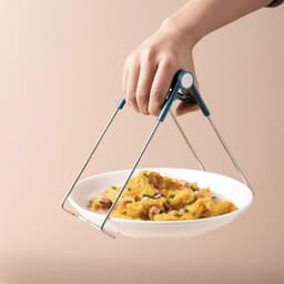 Bộ Dụng Cụ Kẹp Gắp Thức Ăn Đồ Nóng 6 Món Inox Nhấc Nồi Miếng Rửa Bát Silicon Gắp Nóng Nhỏ Gọn Tiện Lợi HD55 8