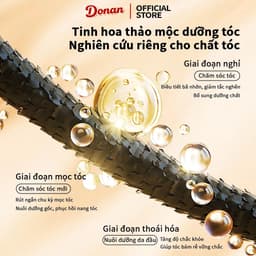 (Chính Hãng)Xà phòng gội đầu Donan - Làm sạch da đầu, ngăn rụng tóc, kích thích mọc tóc dày khỏe, phục hồi tóc hư tổn 8