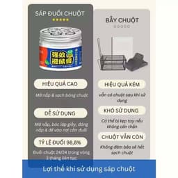 ✅50 năm không có chuột✅sáp đuổi chuột đuổi chuột đuổi gel đuổi chuột ô tô 120g Chất lượng Nhật Bản  2