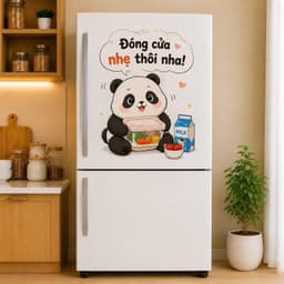 [Hỏa Tốc] Decal Dán Tủ Lạnh Hoạt Hình "Dễ Thương, Vui Nhộn" Chống Thấm Nước, Bền Đẹp 7