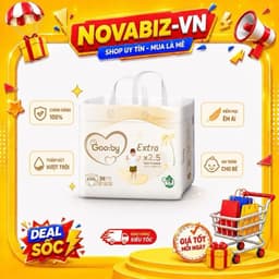 [2 Bịch Ko Quà] Bỉm Gooby Extra - Tã Bỉm Siêu Mềm Mại cho pé 4