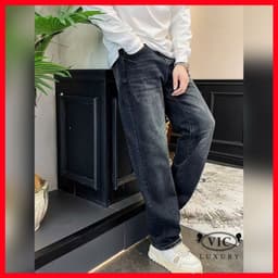 QUẦN JEAN NAM FORM RỘNG, THOẢI MÁI - CÁ TÍNH - DỄ PHỐI ĐỒ QJ-9865 VIC 2