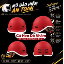 [ĐẠT CHUẨN AN TOÀN] Combo 2 Mũ Bảo Hiểm Cá Heo Nửa Đầu Nam Nữ Thời Trang Dành Cho Bạn Thân Người Yêu Nhiều Màu 1