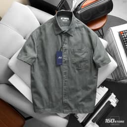 Áo Sơ Mi Nam Tay Ngắn ICON AM Workplay Form Relaxed SMID0410 9