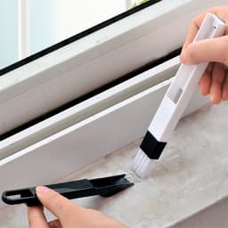 Bàn chải làm sạch rãnh rãnh cửa sổ Công cụ làm sạch màn hình cửa sổ Bàn phím Rãnh Bàn chải nhỏ Kính có chổi quét bụi 2