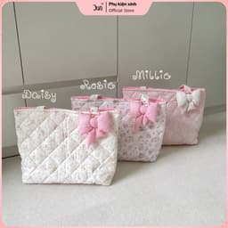 [TẶNG CHARM NƠ] Túi Tote Daisy Rosie Millie Chần Bông Bánh Bèo Xinh Xắn Đi Học Đi Làm T46 T47 T48 1