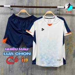 (Nhiều màu - Có in)[Chính Hãng Justplay ]Bộ Quần Áo Bóng Đá Justplay Raider Trắng, Chất vải MK11.2 thoáng mát ko nhăn 1