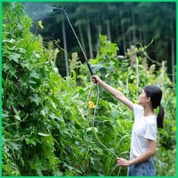 Cần xịt phun thuốc cầm tay loại điện, dụng cụ làm vườn, tưới cây, phun thuốc, dây dài 1-4m, tặng kèm phụ kiện 5