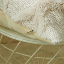 Gối LÔNG tựa lưng sofa văn phòng chất liệu vải nhung lông dập vân nổi phong cách hiện đại 8