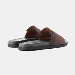 [4-25/9 TẶNG QUÀ TRUNG THU 599K] Dép Nam Quai Ngang LECOS LG59 Da Microfiber Đế Cao Su Chống Trượt Dạo Phố 6